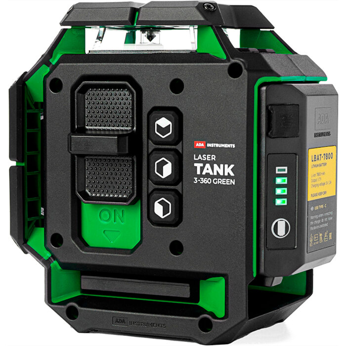 Лазерный уровень ADA LaserTANK 3-360 Green Basic Edition