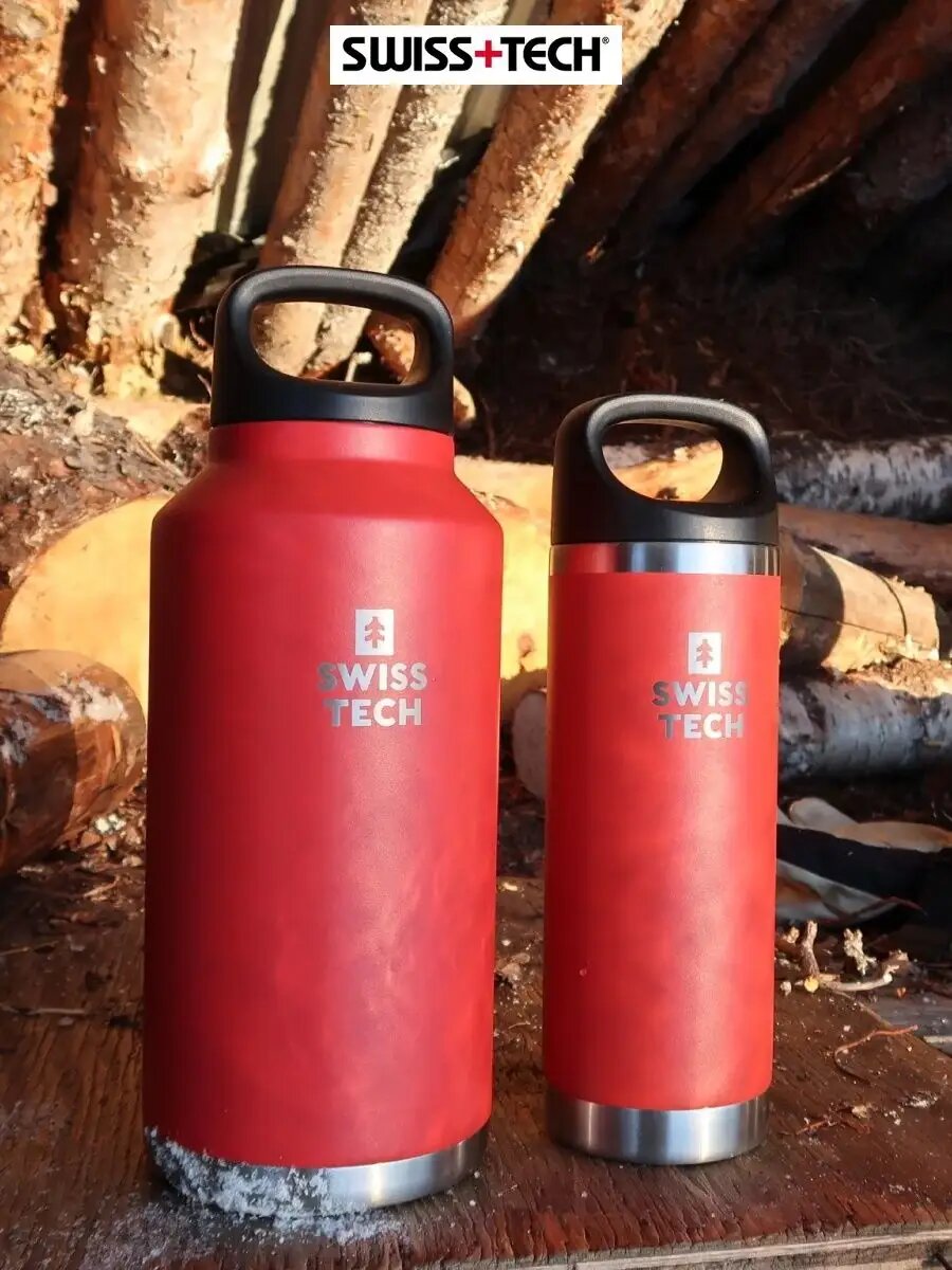 Термокружка, термостакан, термо фляжка 1400 мл ST075005, SWISS+TECH #ST075005 — фото 1