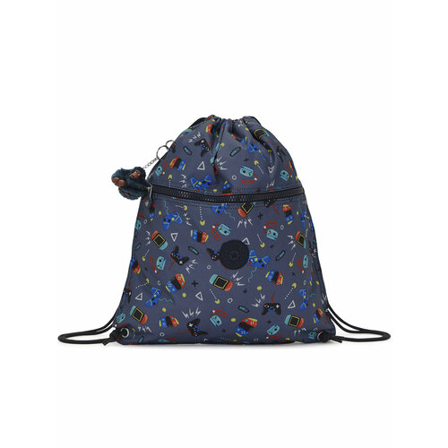 Рюкзак-мешок Kipling KI5637T6T Supertaboo Medium Drawstring Bag T6T Gaming Grey 5000₽