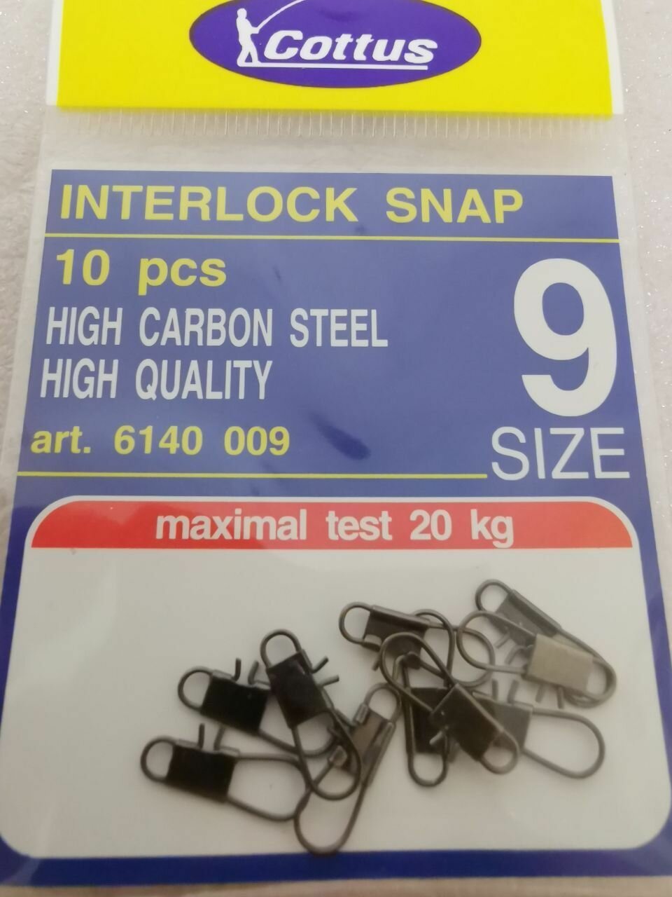 Застежка COTTUS Interlock Snap #9 (10шт,20кг)