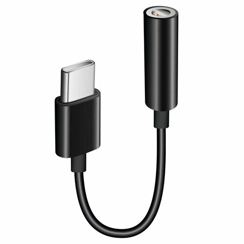 Переходник Type-C на 35mm Jack MH-CM20S музыкаразговор черный 660₽
