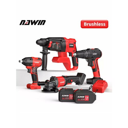 4 шт - набор электроинструментов (7,5ahx2)