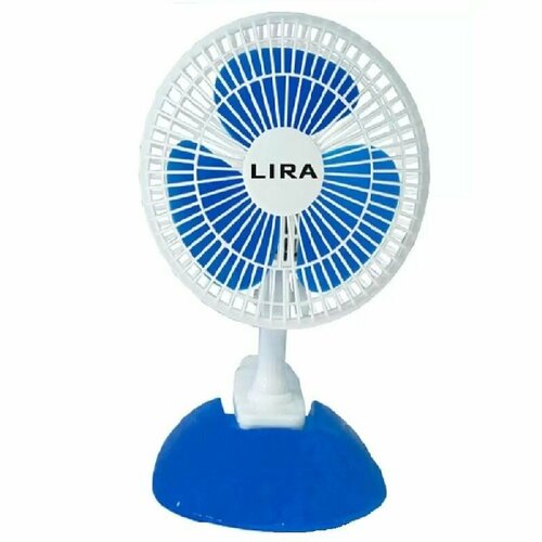 Вентилятор настольный LIRA LR 1102 мощность 25Вт диаметр 15см уп 1шт 209300₽