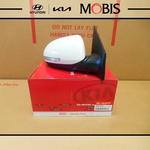 Зеркало заднего вида боковое правое с подогревом повторителем и электрической регулировкой для KIA Rio 2011-2015 арт 876204Y040 бренд MOBIS 15500₽