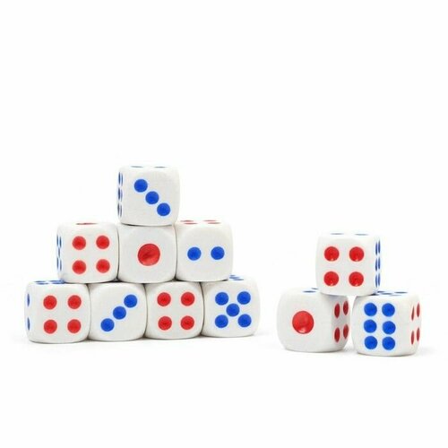 Кости игральные 14 х 14 см набор 100 шт 1068₽