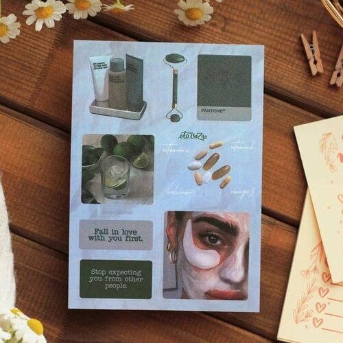 Стикерпак Fall in love А6 270₽