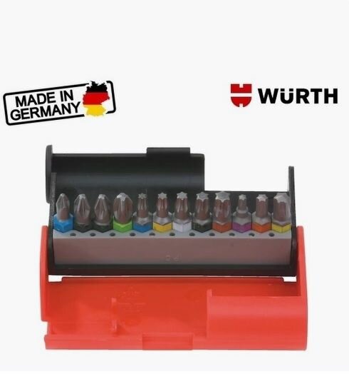 Набор бит 12 шт Wurth