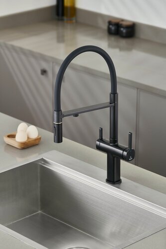 Изображение товара Смеситель для кухни с гибким изливом и подключением фильтра Rose