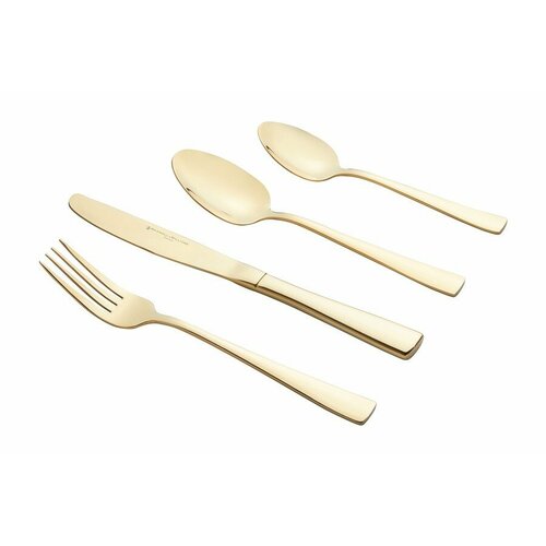 Набор столовых приборов Arden, цвет шампанского, 4 персоны, 16 предметов (Maxwell&Williams)