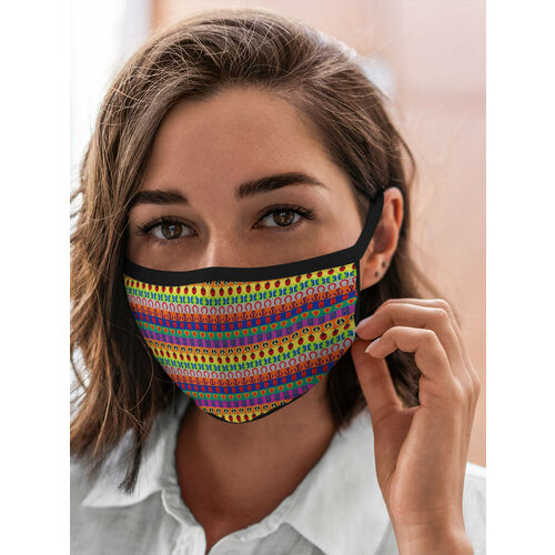 Маска многоразовая защитная Аниме JoJo Bizarre Adventure JoJos Logo 468₽