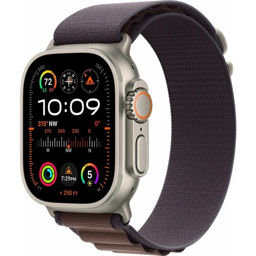 Умные часы Apple Watch Ultra 2 49мм Titanium Indigo Alpine Loop 106489₽