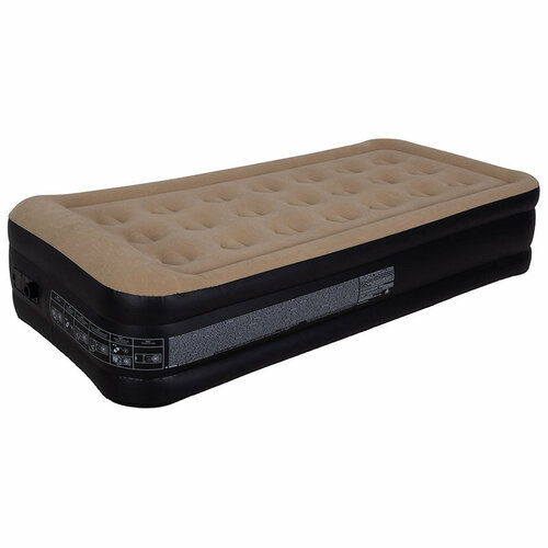 Матрас надувной полуторный 24041EU размер 1969747 см с высоким подъемом и встроенным электрическим насосом ЕС 4137₽