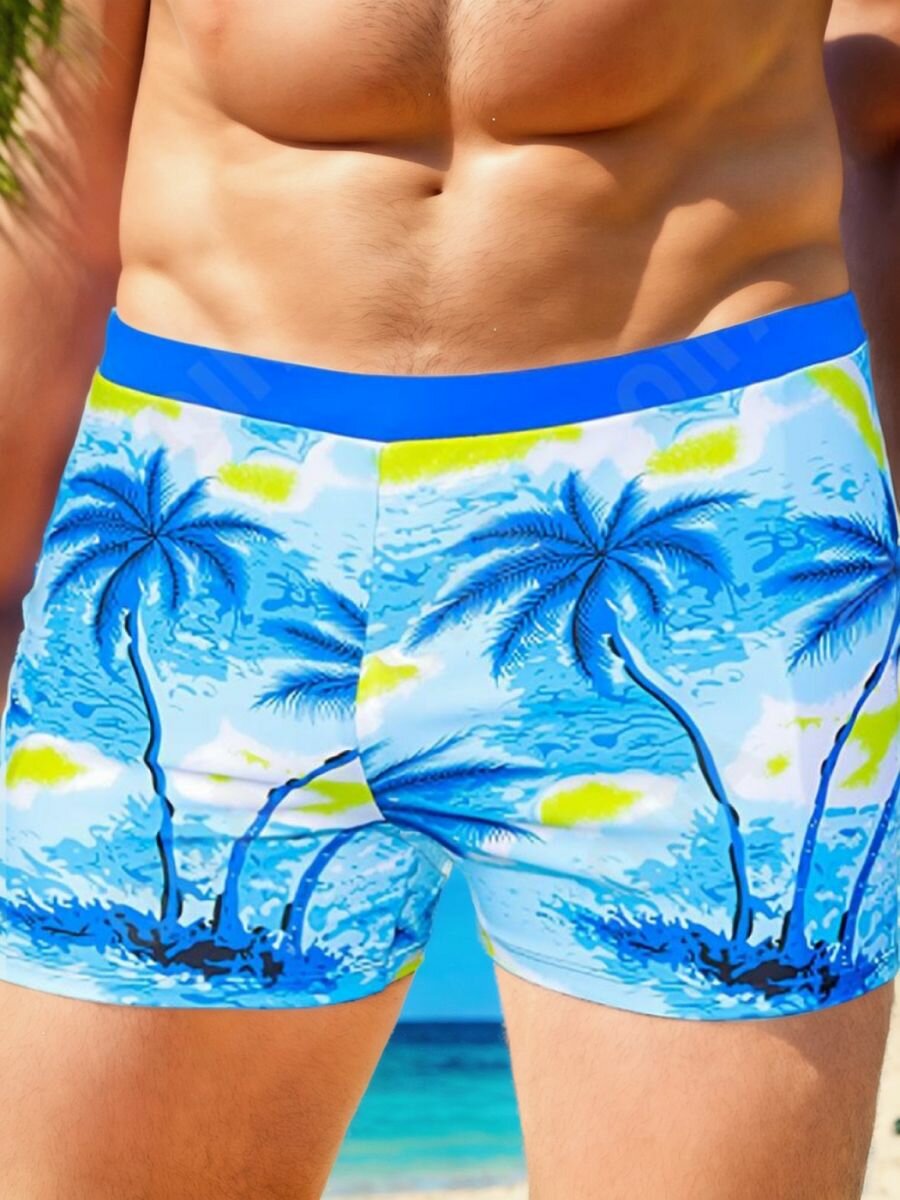 фото Плавки пляжные ERCERO "акулы", для бассейна, мужские, размер 52