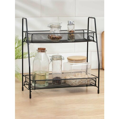 Полка для кухни настольная металлическая 