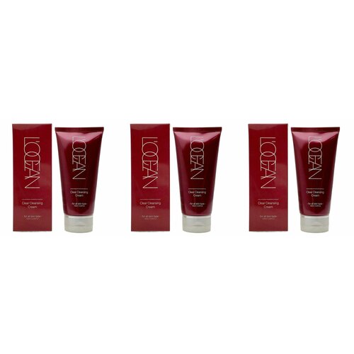 L ocean Крем для умывания Clear Cleansing Cream, Очищающий, 150 мл, 3 шт