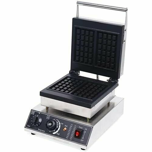 Профессиональная вафельница с антипригарным покрытием вафельница для бельгийских вафель в форме сердечек с корпусом из нержавеющей стали 50-300 C непрерывная упаковка из 2 шт 4985500₽