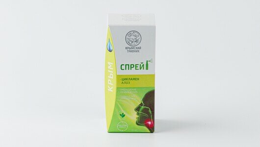 Изображение Бальзам-спрей для полости рта Цикламен, Алое Крымский травник 30 мл
