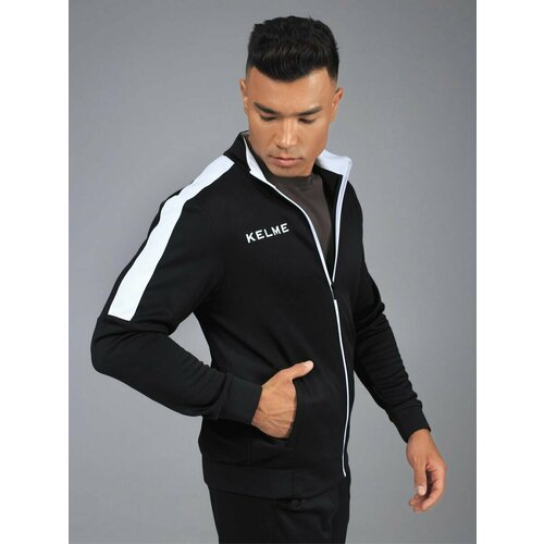 фото Костюм спортивный kelme tracksuit, размер xl, черный
