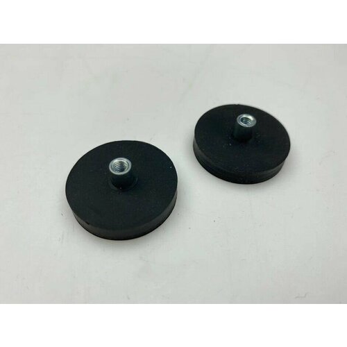 Магнитный крепеж для светодиодных LED фар диаметр магнита 66 мм со внутренней резьбой под крепеж комплект 2 шт 2190₽