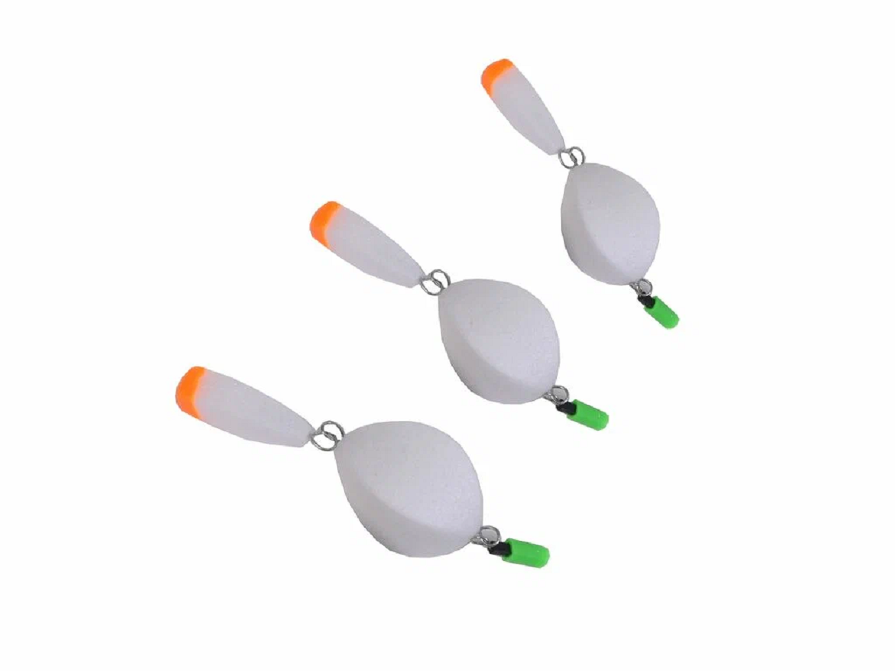 Поплавки зимние двойной MIX белые 3 шт. поплавок зим. двойной бел. мал.