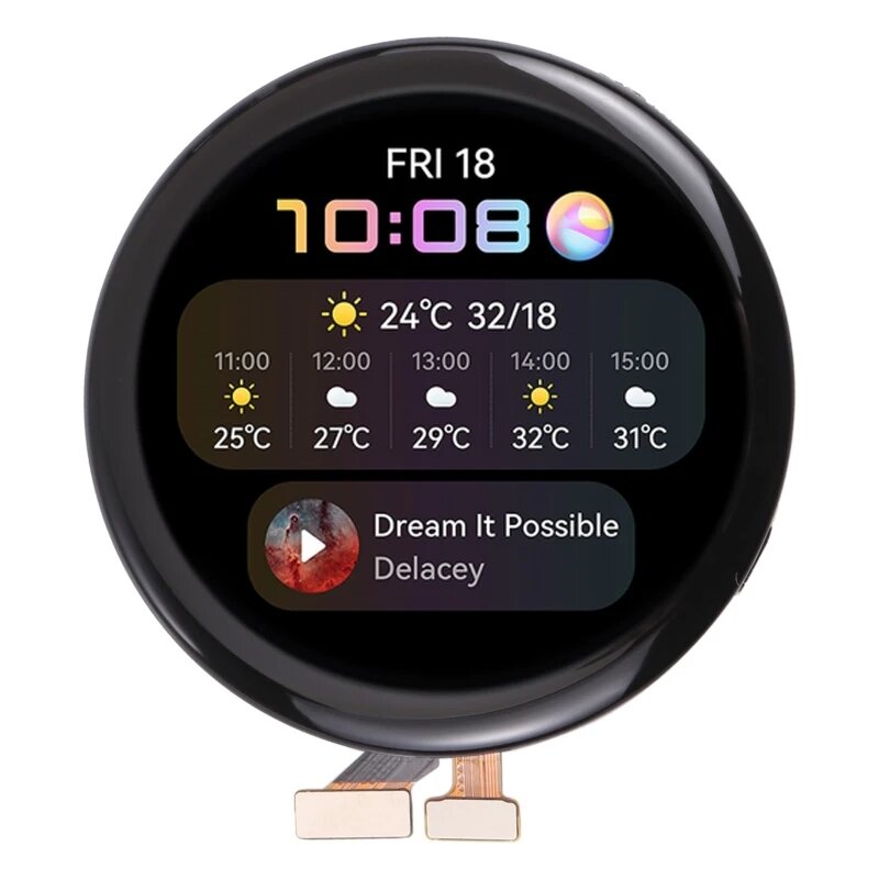ЖК-экран для Huawei Watch 3 с дигитайзером, полная сборка, экран для часов, дисплей, Запасная часть