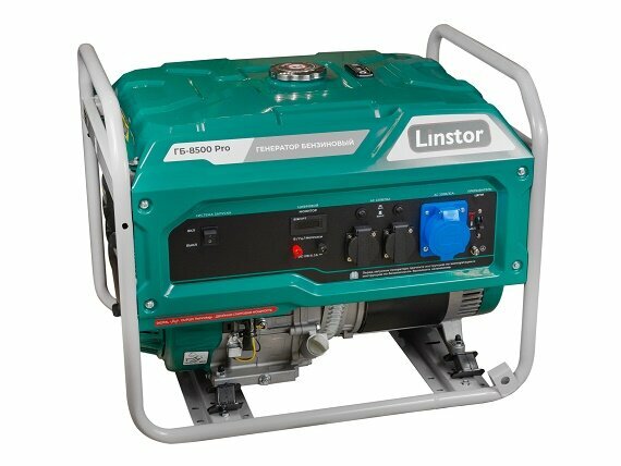 Генератор бензиновый Linstor ГБ-8500 PRO DUPLEX