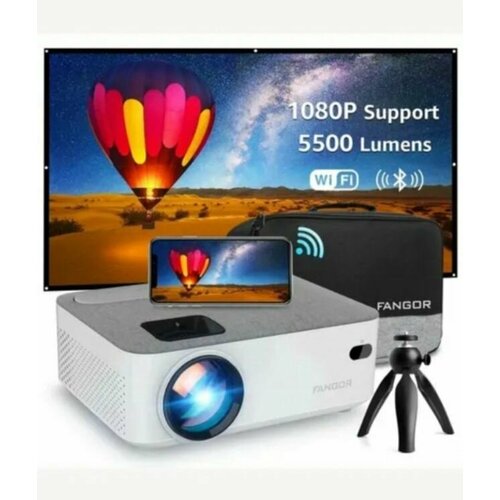 Мини Wi-Fi проектор FULL HD 1080P 6500₽