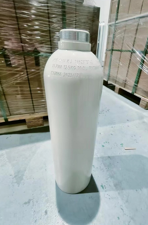 Баллон S-GAS.COM 5/200 алюм горловина E25 новый серый / Cylinder 5/200 alum. E25 grey color (без вентиля) (без газа)