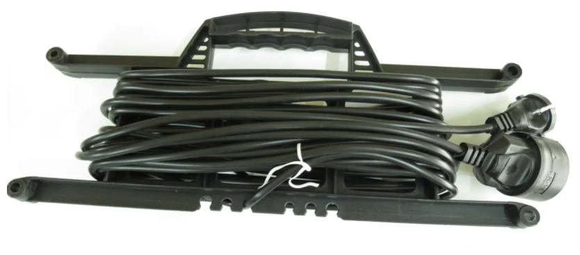 Удлинитель на рамке, длина 25м (кабель ПВС 2*0,75 ) джетт 157-225 электрический, строительный, садовый