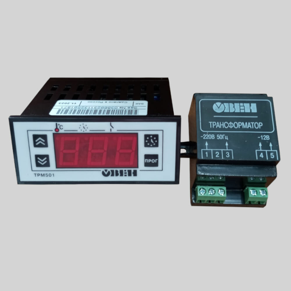 Измеритель - регулятор микропроцессорный, одноканальный с таймером овен ТРМ501 — фото 1
