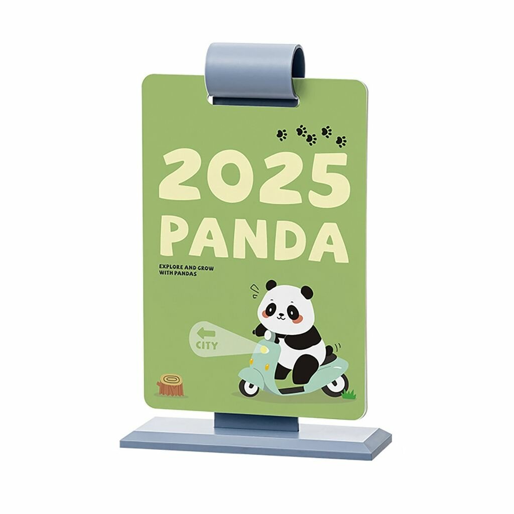 Постоянный ежемесячный календарь Panda Desktop на 2025 год
