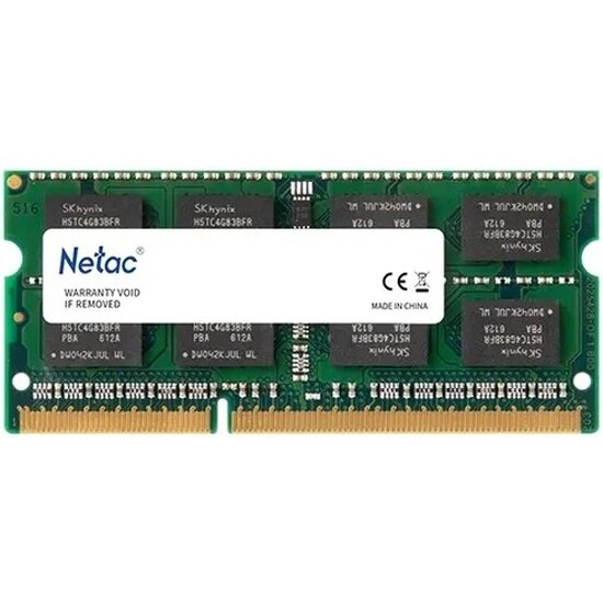 Netac DDR3L SO-DIMM 1600Mhz PC12800 CL11 - 8Gb NTBSD3N16SP-08