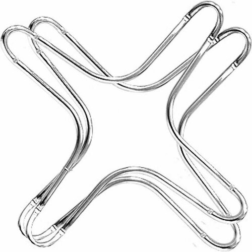 Подставка на газовую плиту 13 см нержавеющая сталь 2 штуки 1024₽