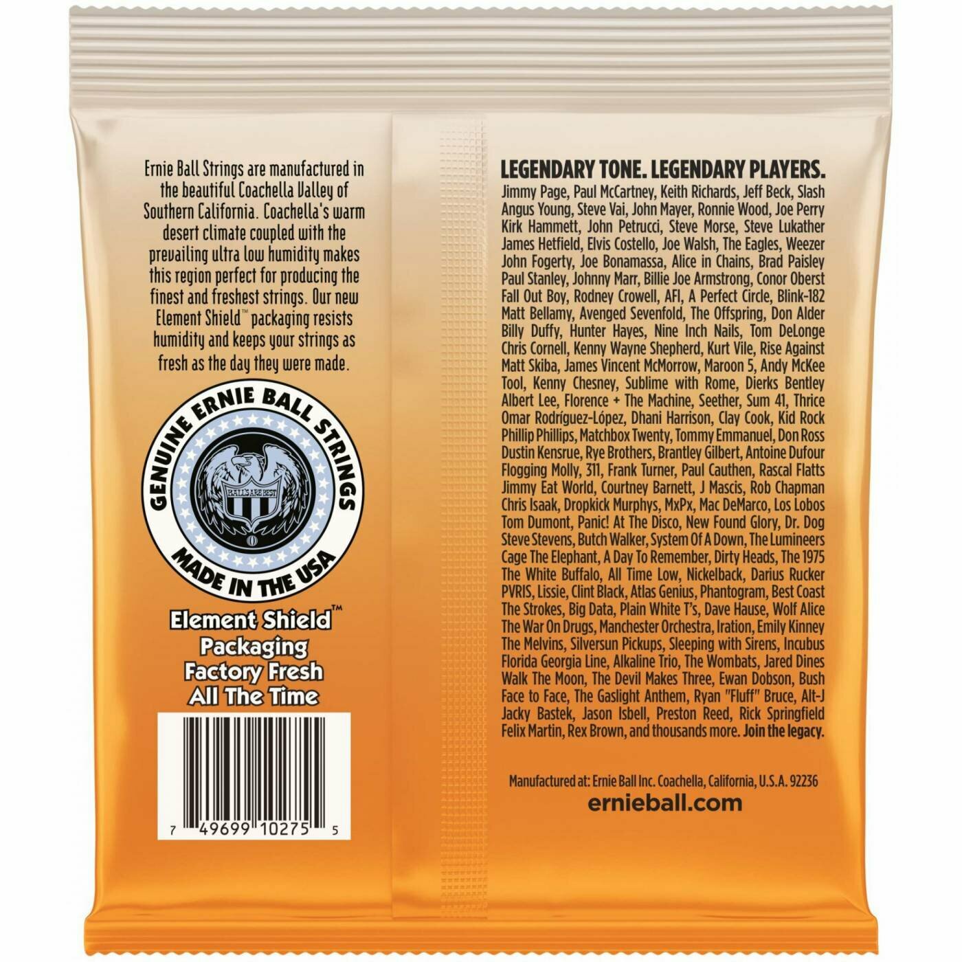 Комплект струн для укулеле концерт Ernie Ball 2329 — фото 1