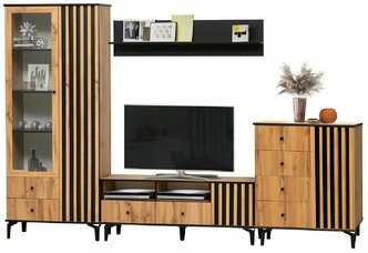 Стенка Либерти-4 h150 292,2х42,9х217 см