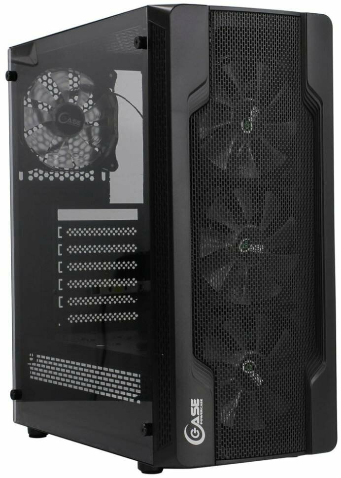 Компьютерный корпус Powercase MISTRAL X4 MESH CMIXB-F4, стильный дизайн