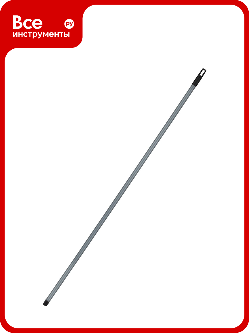 Рукоятка (черенок) для насадок 120 см металл пластмасса Рыжий кот 310495