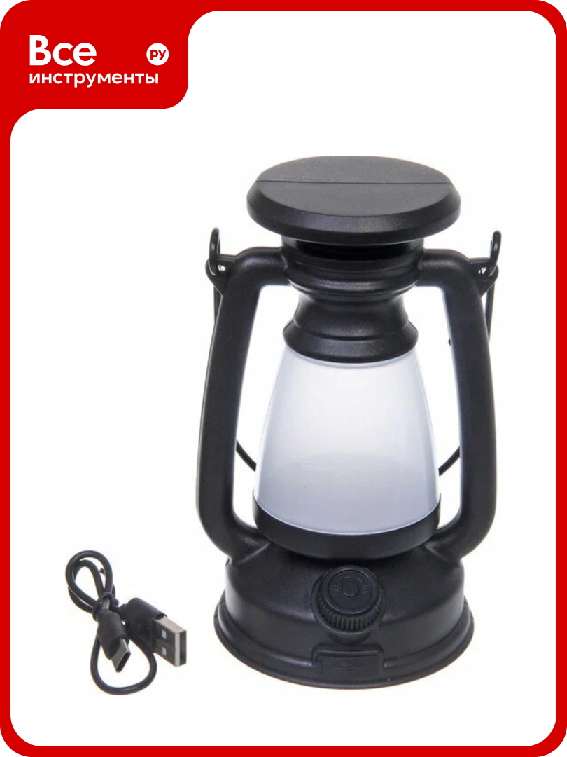 Фонарь туристический подвесной Турист мастер 2 режима 15см  19LED  аккумуляторная батарея 1200mAh USB LY16 855 359