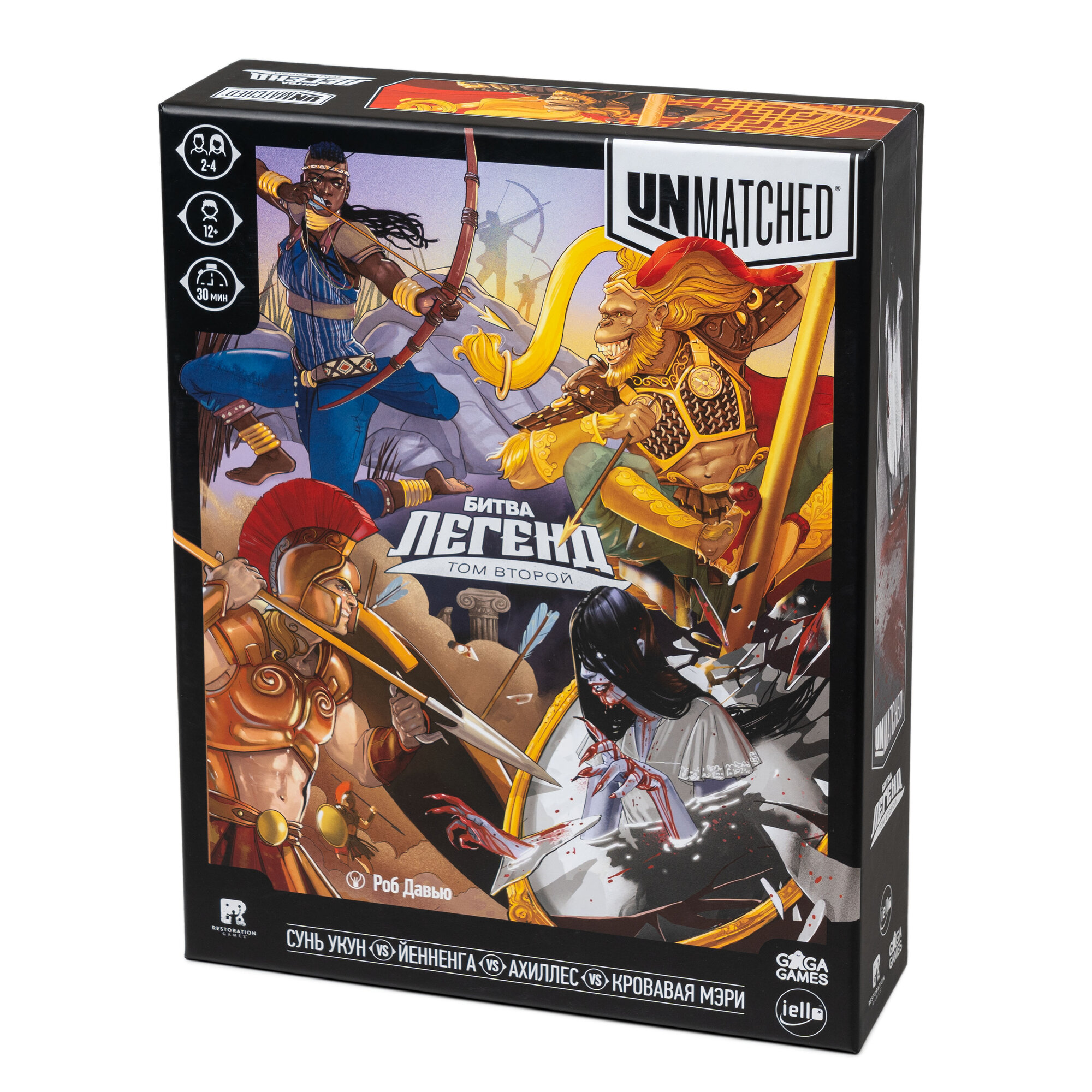 Настольная игра GaGa Games Unmatched: Битва Легенд. Том второй