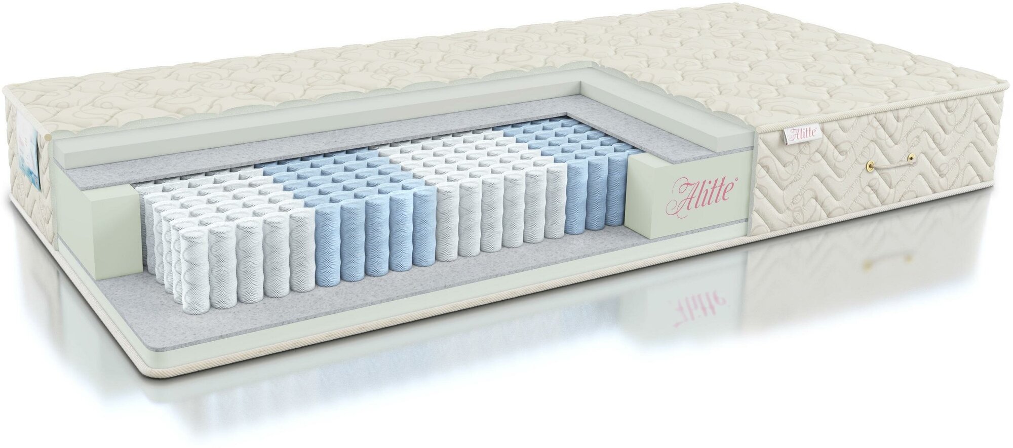 Матрас Alitte Gros S1000 M-20-E, Размер 60х190 см