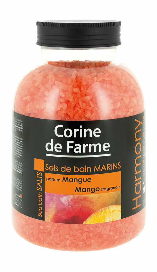 CORINE DE FARME Соли для ванн морские Манго, 1300 г