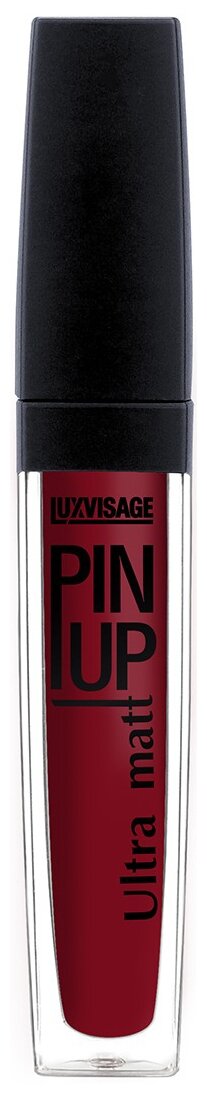 LUXVISAGE Блеск для губ Pin-Up Ultra Matt матовый, 31-Ruby Wine