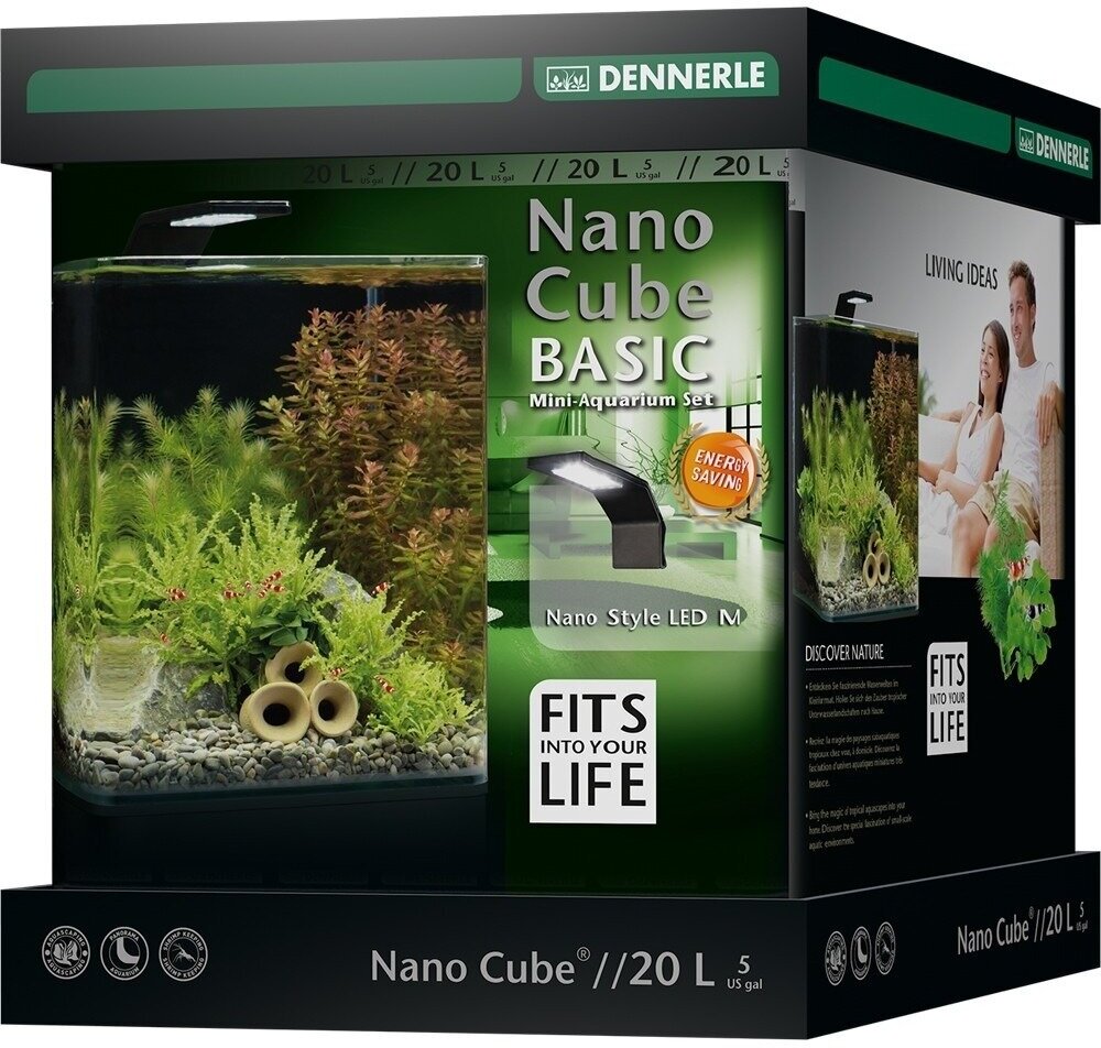 Нано-аквариум Dennerle NanoCube Basic 20 Style LED M