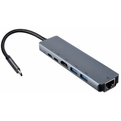 Концентратор USB PERFEO Type-C dock station 6 in 1 PF-Type-C-13 283900₽