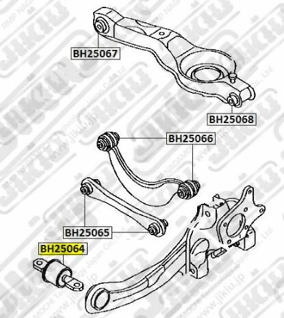 Jikiu bh25064 Втулка подвески