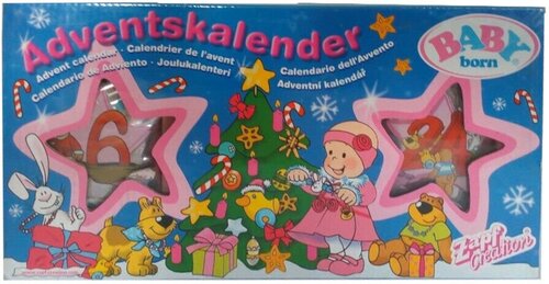 Игровой набор adventskalender baby born Рождественский календарь 800-393