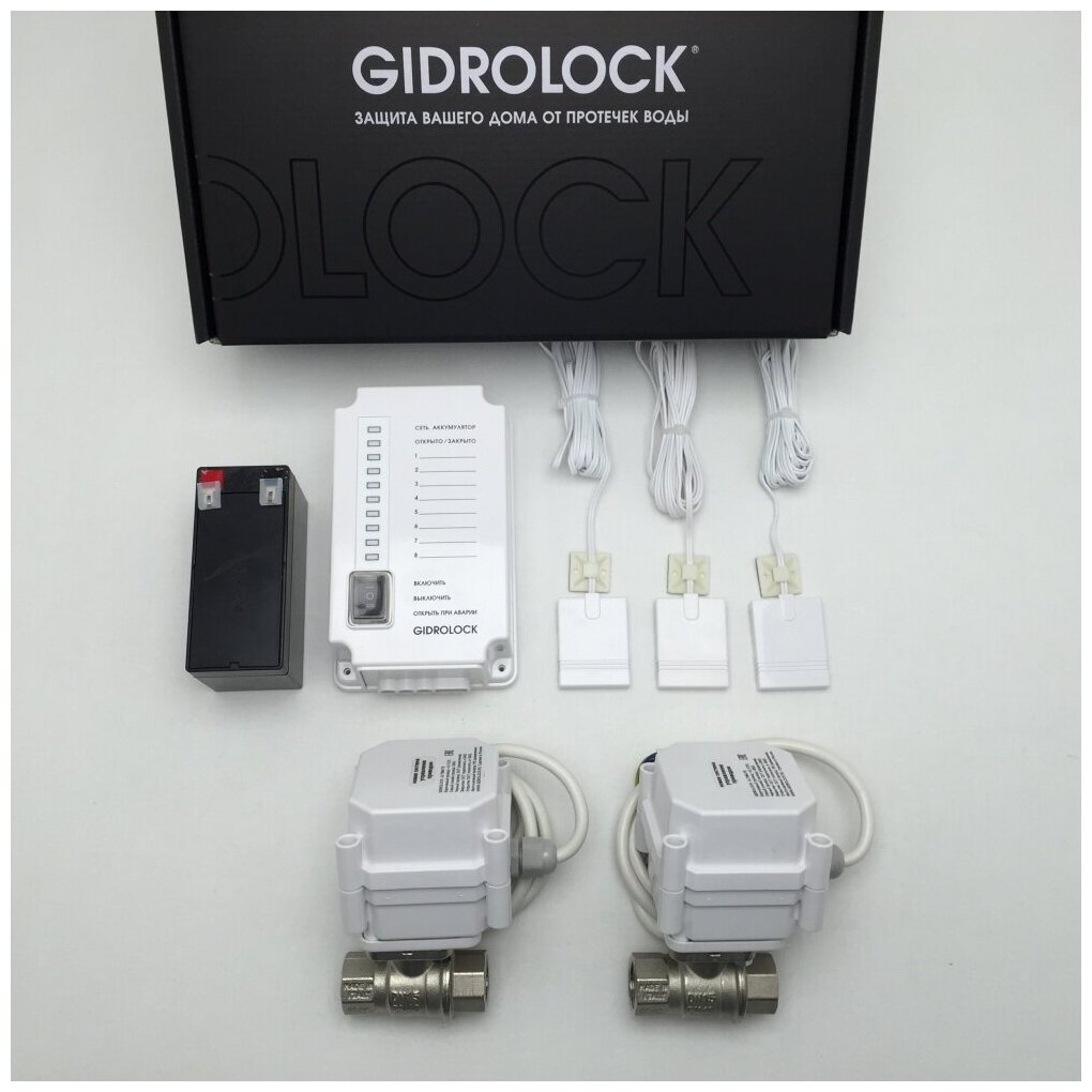 Комплект GIDROLOCK PREMIUM BUGATTI 3/4 с контролем обрыва цепи