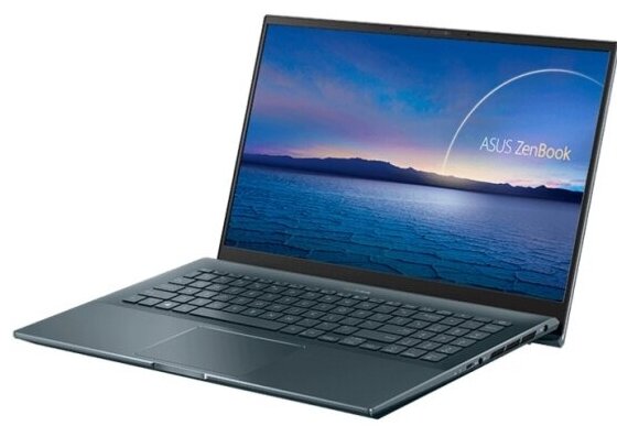 Ноутбук ASUS Zenbook Pro 15 UM535QE-KY241R AMD Ryzen 7 5800H 3200MHz1561920x108016GB1024GB SSDNVIDIA GeForce RTX 3050 Ti 4GBWindows 10 Pro 90NB0V91-M007H0 Grey