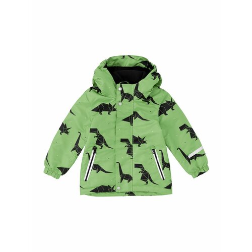 Куртка Oldos Микки, размер 122, зеленый, черный куртка oldos микки размер 122 зеленый черный