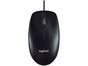 Мышь проводная Logitech M90, 1000dpi, USB Черный 910-001795
